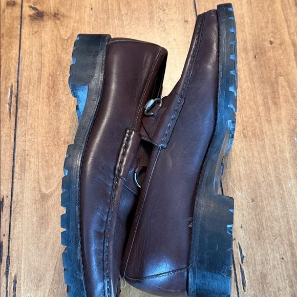 Men's Gucci bit loafer brown 10